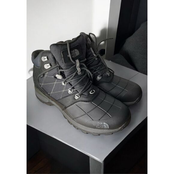 THE NORTH FACE Men's size‎ 14 Snow Boots Insulated Waterproof Winter Boots Black - Picture 1 of 16